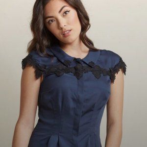 Modcloth, Cap sleeve blouse, 3X
